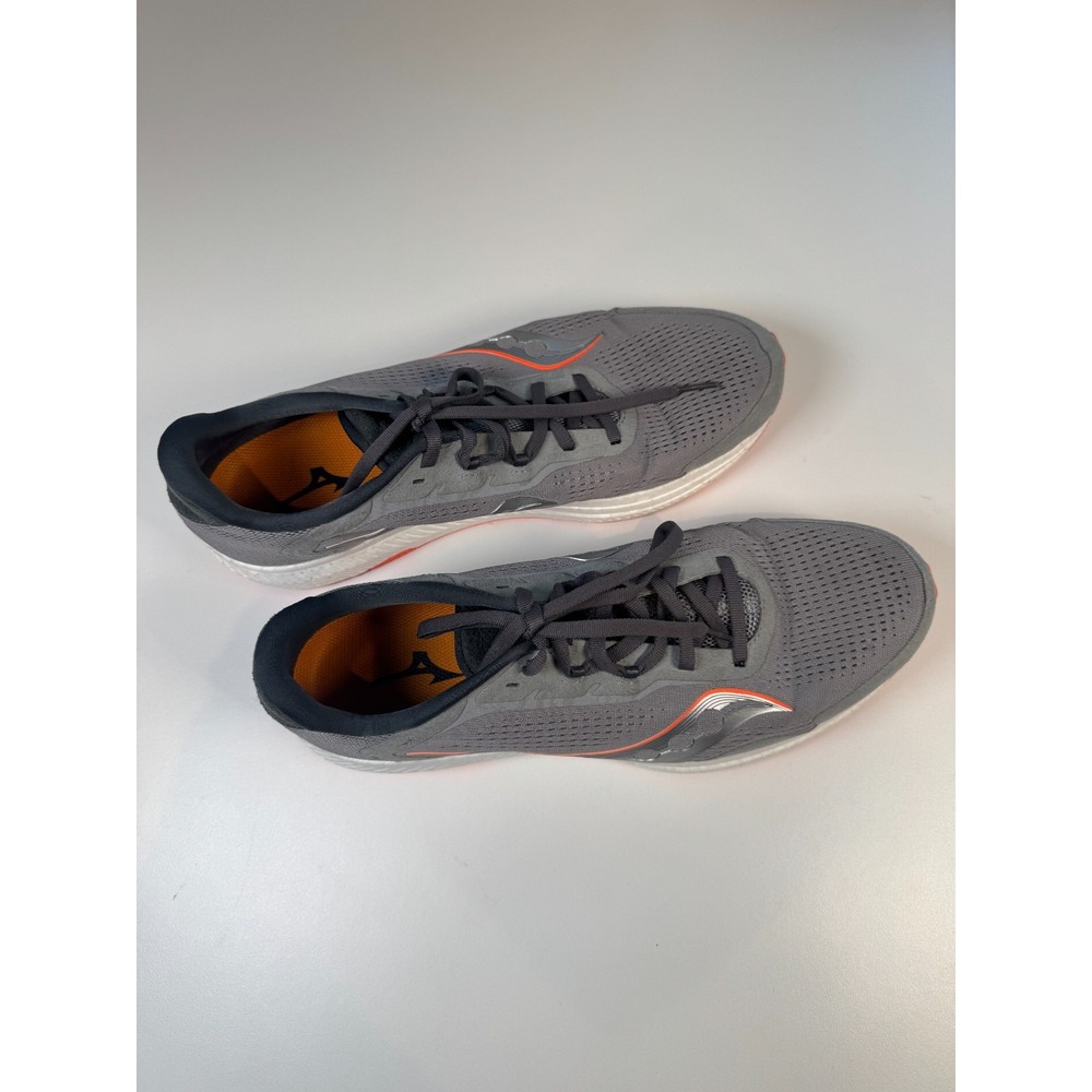 Saucony FREEDOM Running Shoe S20617-20 Sneakers Mens Size 11 Gray Orange - Picture 10 of 12